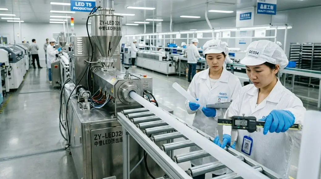 Premium LED Tube Housing Factory i Kina: Innovation för 2026 Global Standards & 3D Customization
