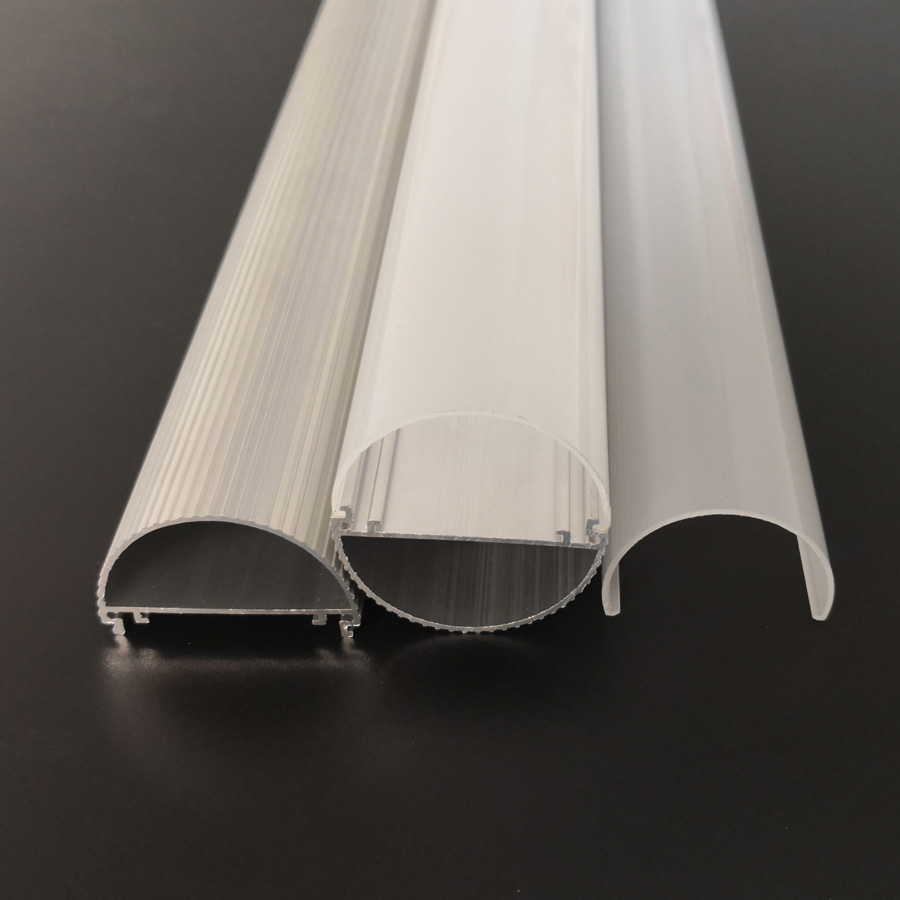 LED T12 Rörhus halvt plast och halvt aluminium